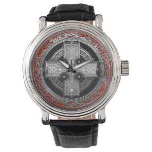 [500] Altes keltisches heiliges silbernes Armbanduhr