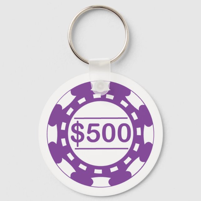 $500 Casino Chip Schlüsselanhänger (Vorderseite)