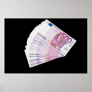 500 Euro Poster