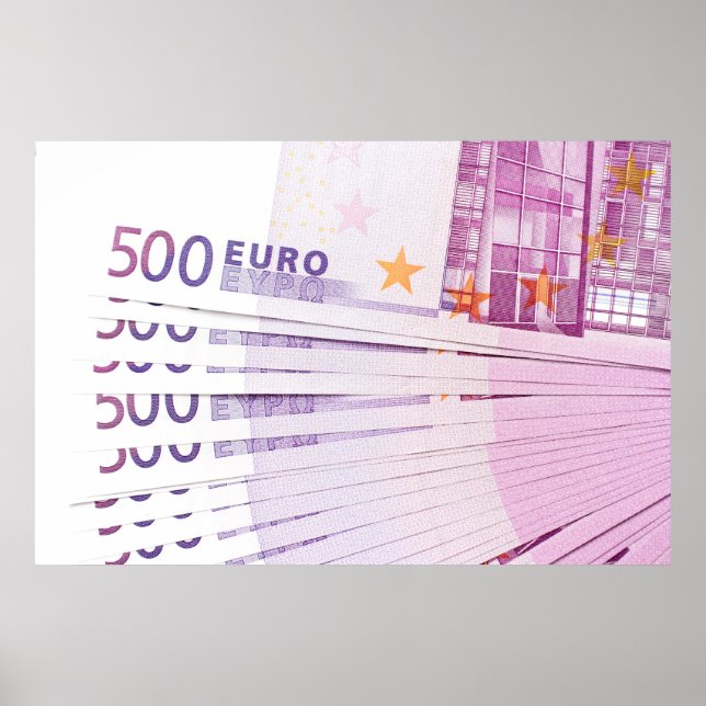 500 Euro Poster (Vorne)