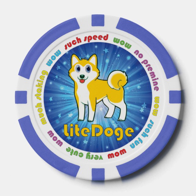 500-LDOGE-Poker-Chip Pokerchips (Vorderseite)