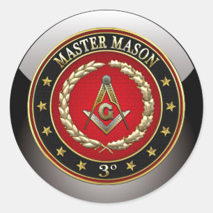 [500] Master Mason, 3. Grad [Sonderausgabe] Runder Aufkleber