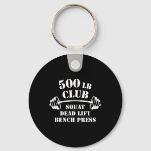 500 Pfund Klub Fitnessstudio Gewichtheben Powerlif Schlüsselanhänger