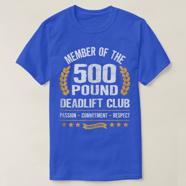 500 Pfund Sterbelift Club Fitnessstudio für Damen  T-Shirt (Design vorne)