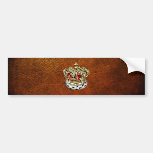 [500] Prinz [König] Königliche Krone [Fur+Gold][Ro Autoaufkleber
