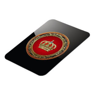 [500] Prinzessin King-Queen Crown [Belg.Gold] Magnet