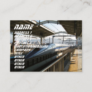 500 Reihe Shinkansen 新幹線 Kugel-Zug Visitenkarte