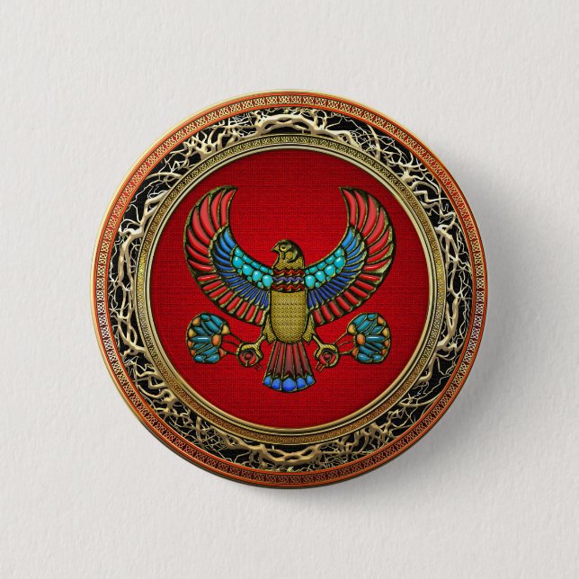 [500] Schatzfund: Ägyptischer Falke Button (Vorderseite)
