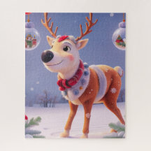 500 Stück Weihnachtspuzzles - Enigmatischer Winter