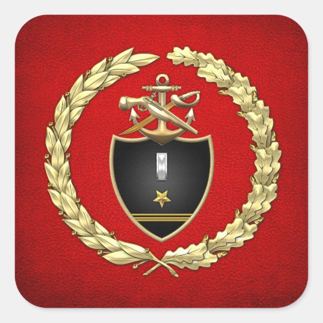 [500] SWCC: LTJG Special Edition Quadratischer Aufkleber (Vorderseite)