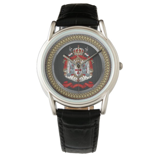 [500] Tempelwappen der Ritter Armbanduhr (Vorderseite)