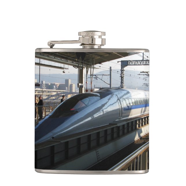 500er-Serie Shinkansen 新 幹 Bullet Train Flachmann (Vorderseite)
