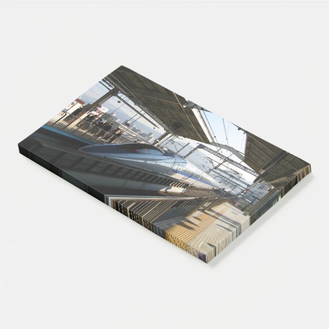 500er-Serie Shinkansen 新 幹 Bullet Train Post-it Klebezettel (angewinkelt)