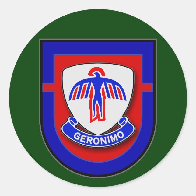 501. Infanterie-Regiment - 1. Battalion Flash Runder Aufkleber (Vorderseite)