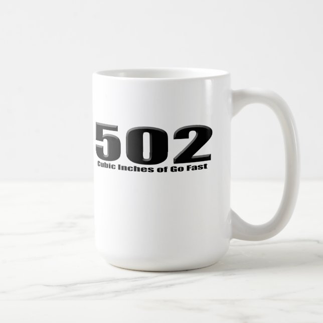 502 Chevy große Block-Kiste Kaffeetasse (Rechts)
