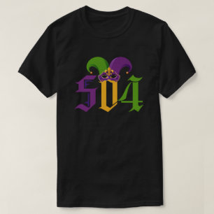 504 Mardi Gras New Orleans Louisiana La Staat T-Shirt