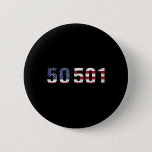 50501 Protest gegen Trump 50 Proteste 50 Staaten Button