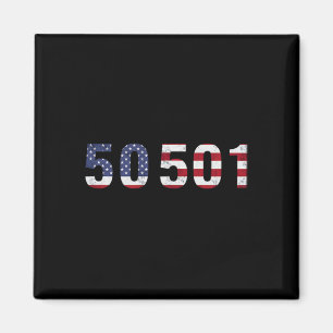 50501 Protest gegen Trump 50 Proteste 50 Staaten Magnet