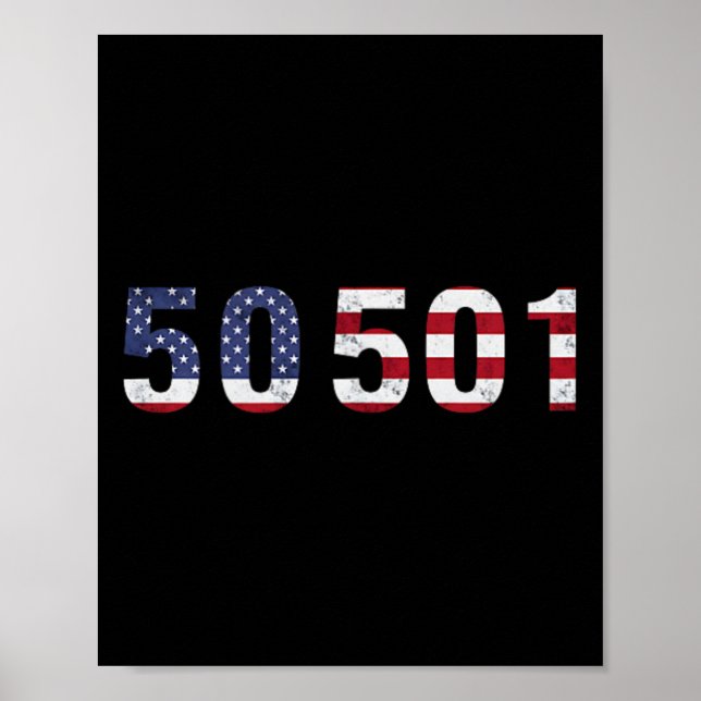 50501 Protest Subtil Trump widerstehen  Poster (Vorne)