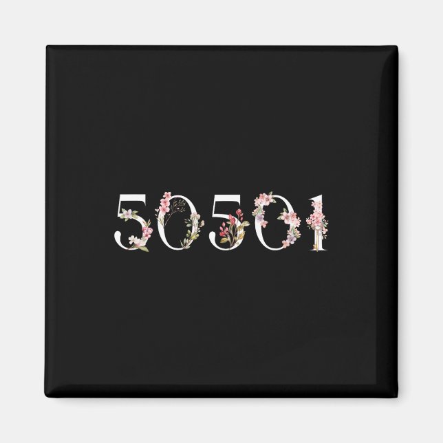 50501 Protest Widerstand Trump 50 Proteste 50 Staa Magnet (Vorne)