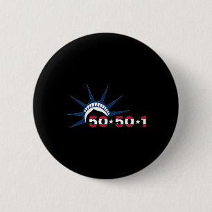 50501 Protestbewegung Statue Of Liberty gegen T Button