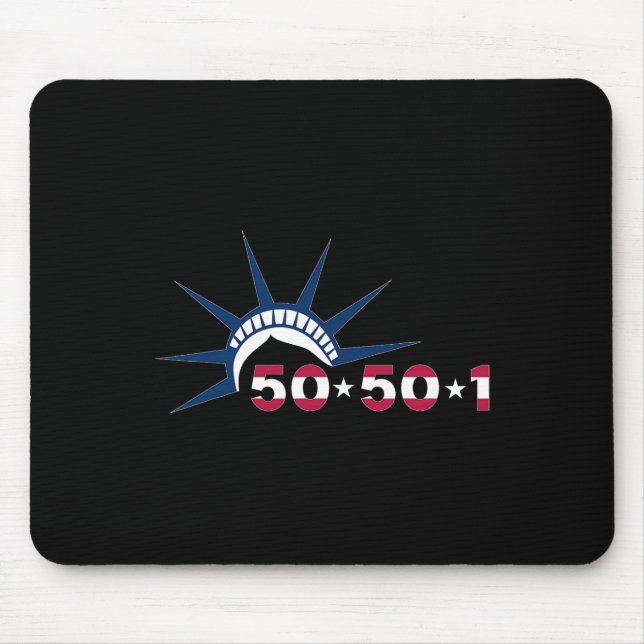 50501 Protestbewegung Statue Of Liberty Gegen T Mousepad (Vorne)