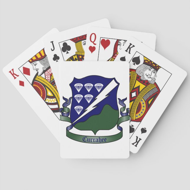 506th Fallschirm Infantry Regiment, 1st Battalion Spielkarten (Rückseite)