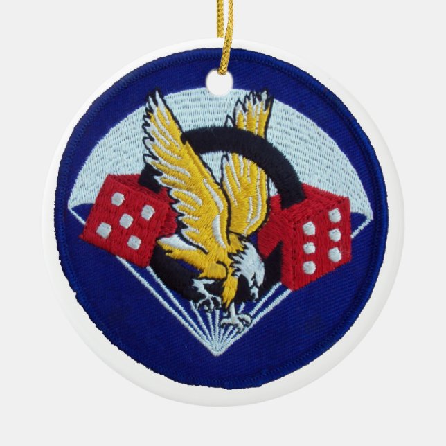 506th Fallschirmspringen Infantry Regiment Keramik Ornament (Vorne)