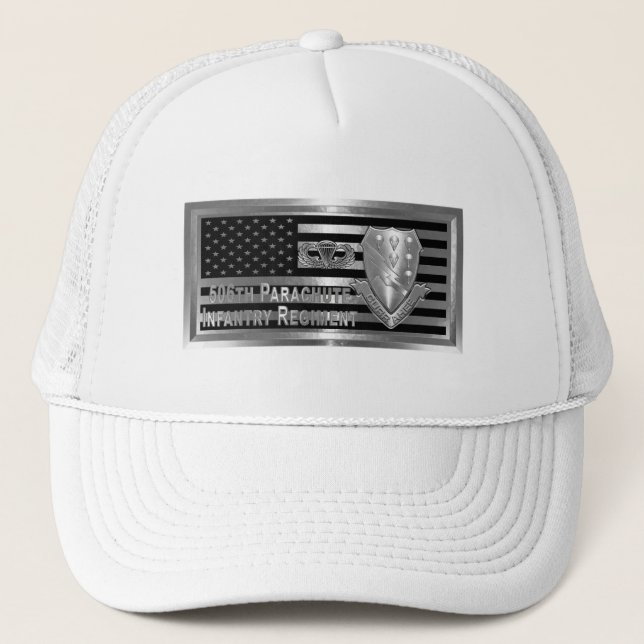 506th Fallschirmspringen Infantry Regiment Truckerkappe (Vorderseite)
