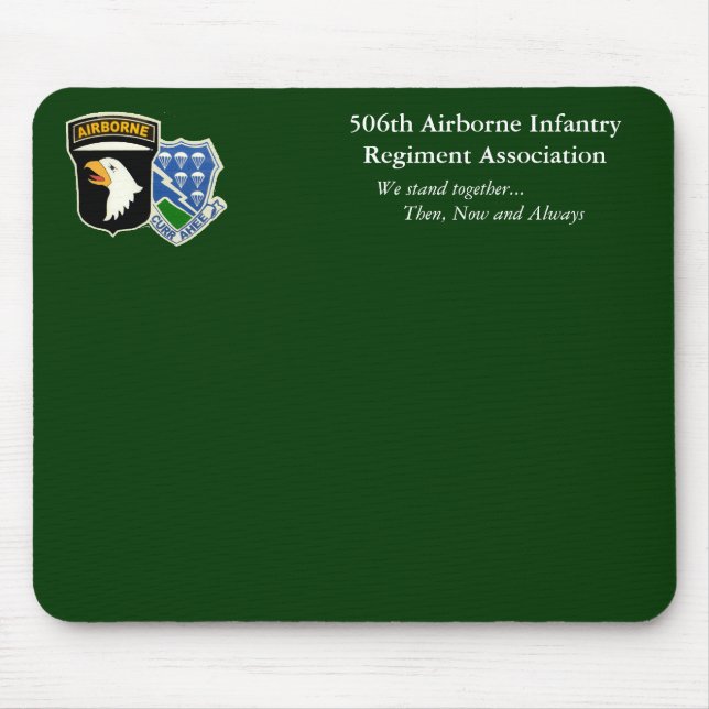 506th Im Flugzeug Infanterie Regim… Mousepad (Vorne)