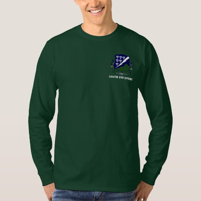 506th Infanterie-Regiment - 101. im Flugzeug T-Shirt (Vorderseite)
