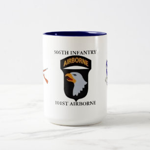506TH INFANTERIE-TASSE ZWEIFARBIGE TASSE