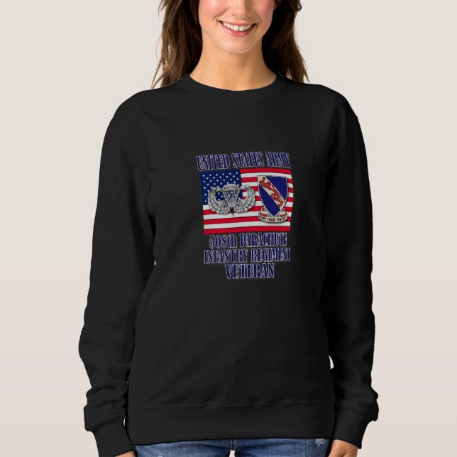 508th Parachute Infantry Regiment Veteran Premium Sweatshirt (Vorderseite)
