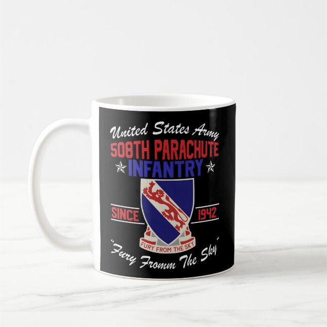508th Parachute Infantry Regit Kaffeetasse (Links)