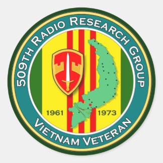 509. RRG - ASA Vietnam Runder Aufkleber