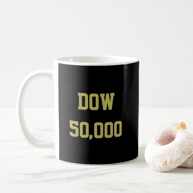 50.000 Börsenfeier Kaffeetasse (Mit Donut)