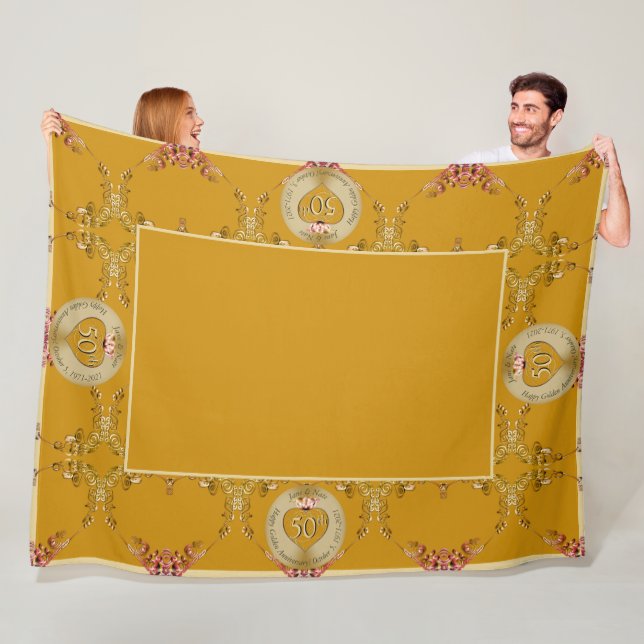 50./1. Golden Ochre Fleece Blanket (Beispiel)