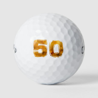50. 50 Geburtstag Golfball