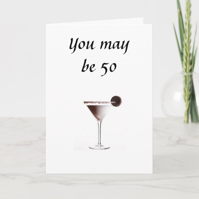 50 ABER NOCH IMMER IN KLEINEM ZUSTAND KARTE (Vorderseite)