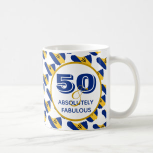 50 & Absolut fabelhafte BARBADOS Feier Kaffeetasse