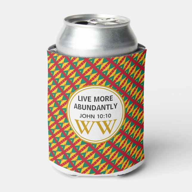 50 Absolut Fabulous GRENADA CARRIACOU Monogramm Dosenkühler (Kanne Vorderseite)