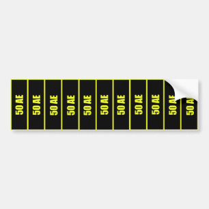 50 AE - Ammo Can Decals Autoaufkleber