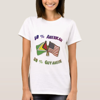 50% Amerikaner 50% Guyanese T-Shirt