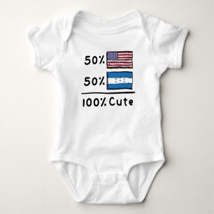 50% Amerikaner 50% Honduran 100% Niedlich Honduras Baby Strampler
