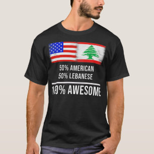 50 amerikanische 50 libanesische 100 Phantastische T-Shirt