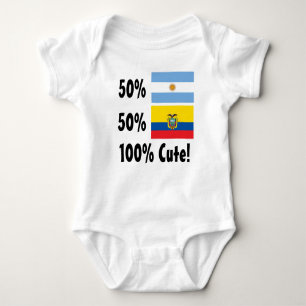 50% Argentinier50% Ecuadorian 100% niedlich Baby Strampler