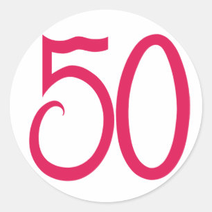 50 Aufkleber