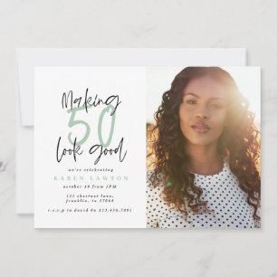 50 aussehen als Geburtstagsaufenthalt eines guten 