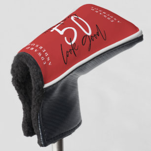 50 aussehen lassen wie ein guter Typograf Geburtst Golf Headcover