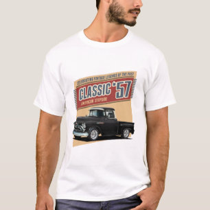 50 Black Street Rod Truck T-Shirt
